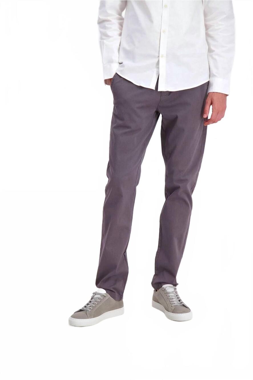 NEW LINDBERGH superflex chino pants in mid grey